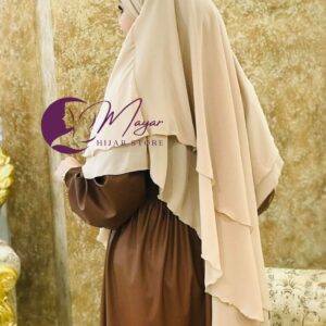 Hijab-Isdel-Khimar-femme-deux-couches-Mayar