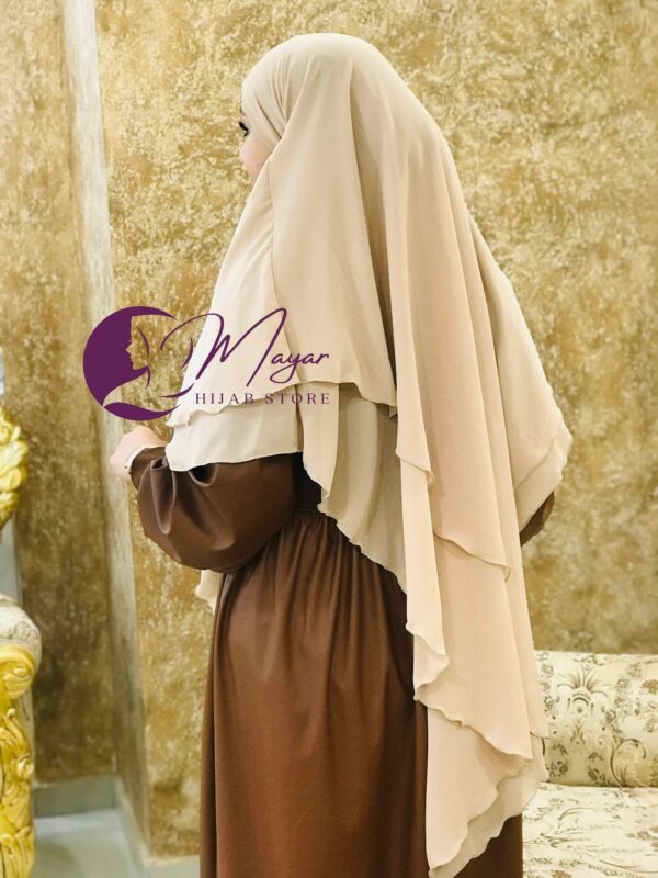 Hijab-Isdel-Khimar-femme-deux-couches-Mayar