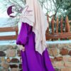 Jilbab Soltana Aubergine - Mayar Hijab Sotre