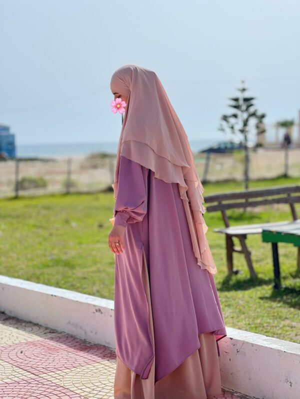 Ensemble MALAKI Abaya-et-Jupe-femme-deux-pieces