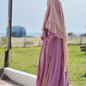 Ensemble MALAKI Abaya-et-Jupe-femme-deux-pieces