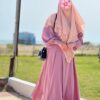 Ensemble MALAKI Abaya-et-Jupe-femme-deux-pieces