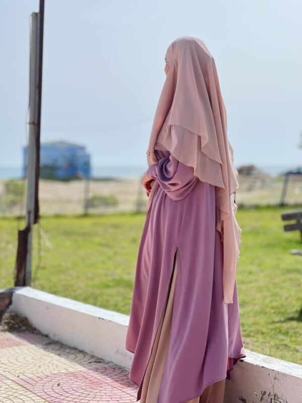 Ensemble MALAKI Abaya-et-Jupe-femme-deux-pieces