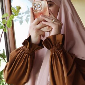 Jilbab femme abaya femme Chams marron